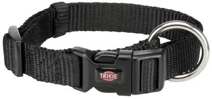 Нашийник Trixie Premium для собак, нейлон, XXS–XS: 15–25см/10 мм, чорний