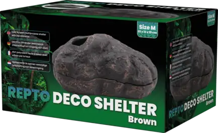 Декорація для акваріума RREPTO DECO SHELTER BROWN M (R5100305): додаткове фото 3