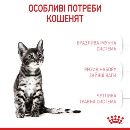 Сухий корм Royal Canin KITTEN STERILISED для кошенят всіх порід 2 кг — Фото 4