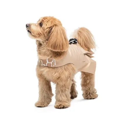 Сарафан Pet Fashion Lily для собак дівчинка бежевий S: додаткове фото 3