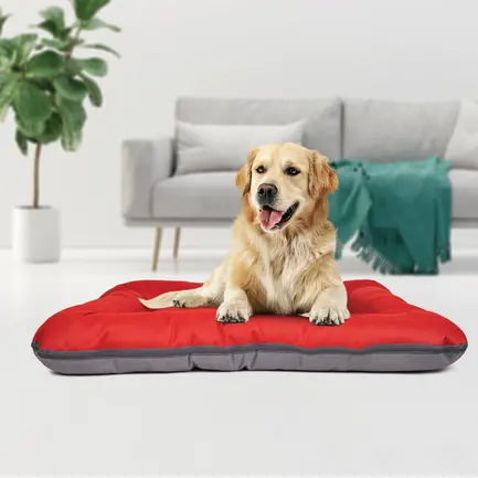 Лежак Pet Fashion «Askold» для собак, 102x76x14 см, теракотовий: додаткове фото 2