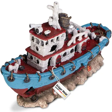 Декорація корабель Kruger Meier Shipwreck 28x9x18см (301220): додаткове фото 5