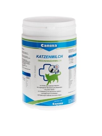 Замінник молока Canina Katzenmilch для котів, сухе молоко, 450 г