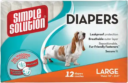 SS Disposable Diapers Large (12 p) /Гігієнічні підкладки для тварин великі по 12шт