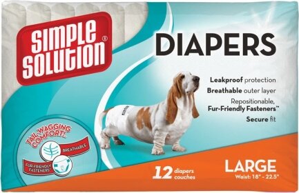 SS Disposable Diapers Large (12 p) /Гігієнічні підкладки для тварин великі по 12шт