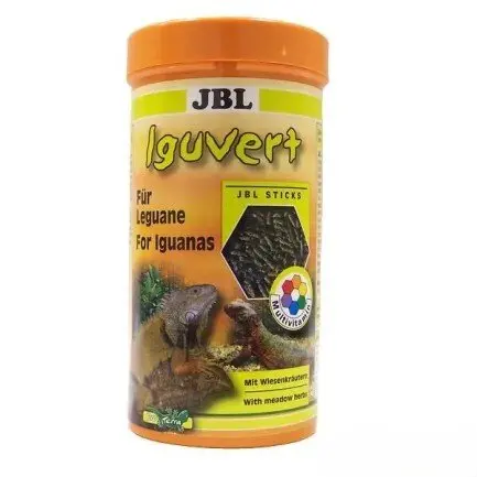 JBL Iguvert Повноцінний корм для ігуан та інших травоїдних рептилій, 1 л.