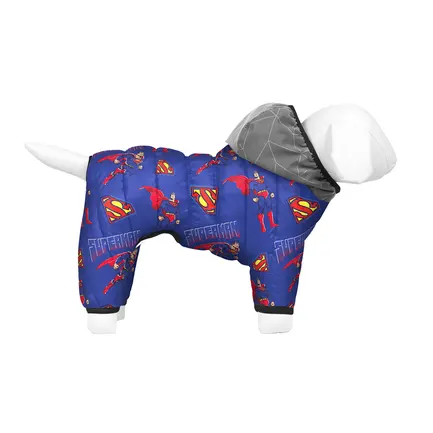 Комбінезон для собак WAUDOG Clothes малюнок "Сила Супермена", S40, В 58-61 см, С 33-38 см: додаткове фото 3