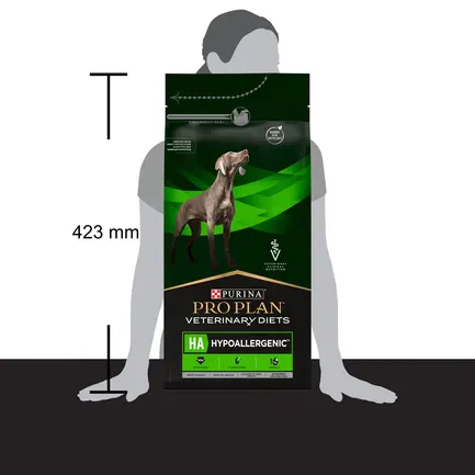 Сухий дієтичний корм PRO PLAN VETERINARY DIETS HA Hypoallergenic для дорослих собак та цуценят для зниження ознак інгредієнтної та нутрієнтної непереносимості 1,3 кг: додаткове фото 5