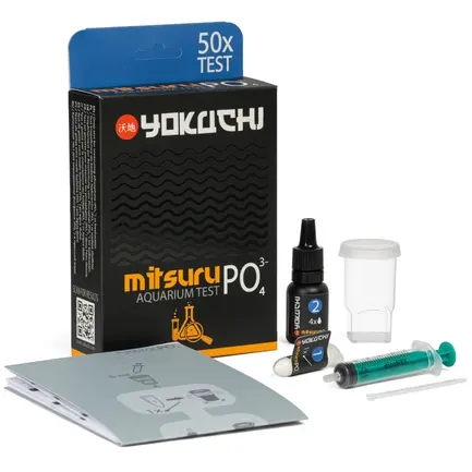 Тест на фосфати в акваріумній воді Yokuchi Mitsuru Aquarium Test PO4, 50 тестів