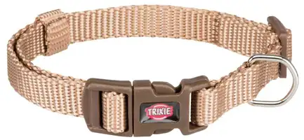 Нашийник Trixie Premium для собак, нейлон, M–L: 35–55 см/20 мм, караКрейдаь