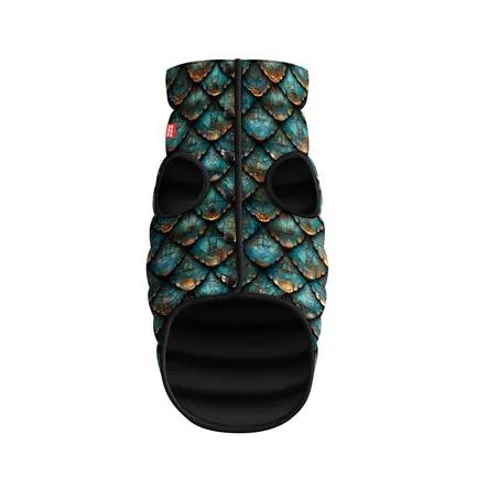 Курточка для собак WAUDOG Clothes, малюнок "Луска", M40, В 63-67 см, С 39-43 см