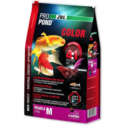Корм JBL ProPond Color M для посилення забарвлення у вряди середнього розміру, 2.5 кг