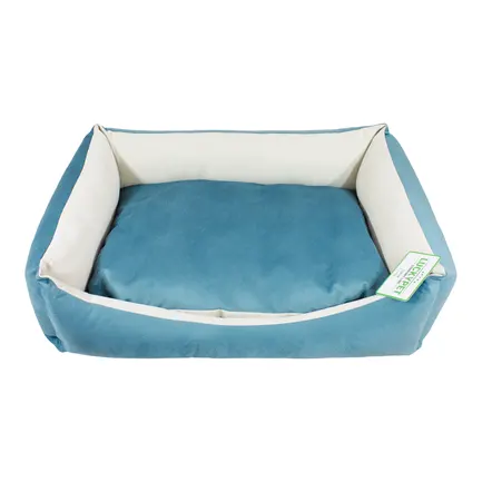 Лежак Ліра-new №1 бірюзовий+молочний Luсky Pet, 40х50х16: додаткове фото 2