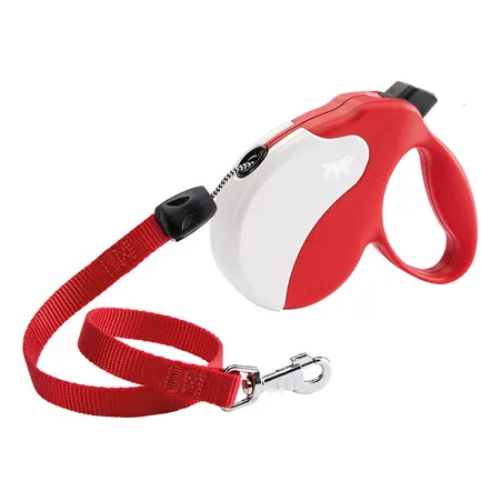 Ferplast AMIGO L CORD RED-WHITE Рулетка-поводок зі шнуром