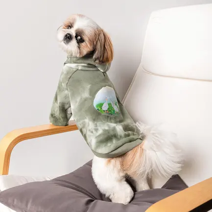 Худi Pet Fashion Gray для собак розмір XS темно-зелений: додаткове фото 5