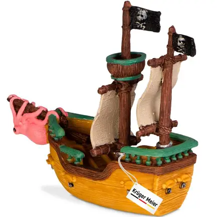 Декорація піратський корабель Kruger Meier Pirate Ship S 16x6x15см (16614): додаткове фото 4