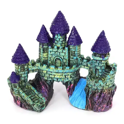 Декорація замок на горі Aqua Nova 15x8x13,5см (AN059): додаткове фото 5