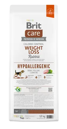 Сухий корм Brit Care Dog Hypoallergenic Weight Loss для собак із зайвою вагою, гіпоалергенний з кроликом, 12 кг: додаткове фото 4