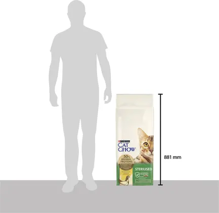 Сухий корм CAT CHOW Sterilised для дорослих котів після стерилізації з куркою 15 кг: додаткове фото 5