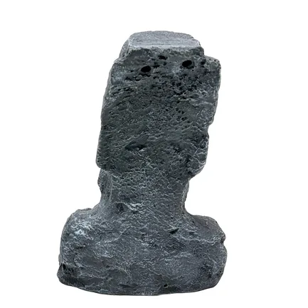 Декорація Hobby Moai Ora 2 15×12×22см - статуя Моаї з укриттям для акваріума і тераріуму (41718): додаткове фото 5