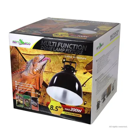 Світильник глибокий рефлекторний Repti-Zoo Big Multi Dome 200W (RL18): додаткове фото 9