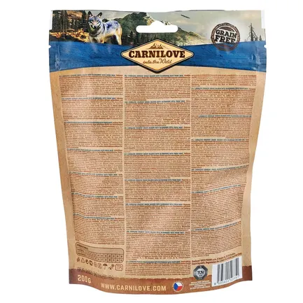 Ласощі Carnilove Dog Crunchy Snack для собак, лосось та чорниця, 200 г: додаткове фото 2