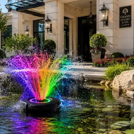 Фонтан, аератор для ставка Kruger Meier PondSplash Elite LED 40000 з LED-підсвіткою 40000 л/год: додаткове фото 7