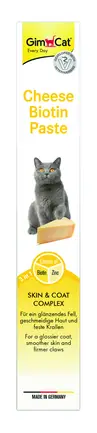 Паста для котів GimCat Cheese Biotin Paste cирна з біотином, 100 г: додаткове фото 3