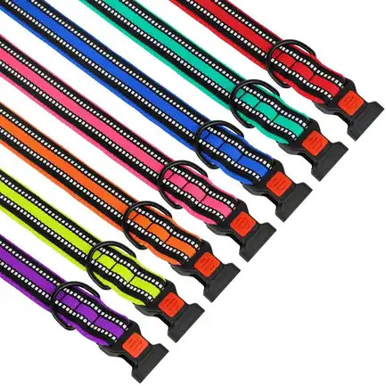 Нашийник для Собак BronzeDog Mesh c Пластиковою Пряжкою Червоний S: додаткове фото 4