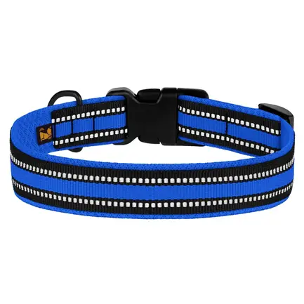 Нашийник для Собак BronzeDog Mesh c Пластиковою Пряжкою Синій L: додаткове фото 2