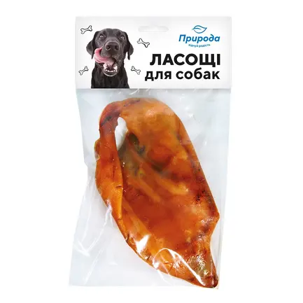Ласощі Природа "Вухо свиняче" для собак 1 шт.