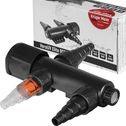 Стерилізатор Kruger Meier VeroUV Elite 900 9W для акваріумів до 450 л і ставків до 8000 л: додаткове фото 7