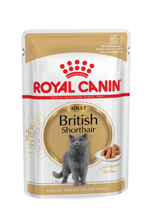 Вологий корм Royal Canin BRITISH SHORTHAIR ADULT для котів всіх поріди Британська короткошерста кішка 85 г