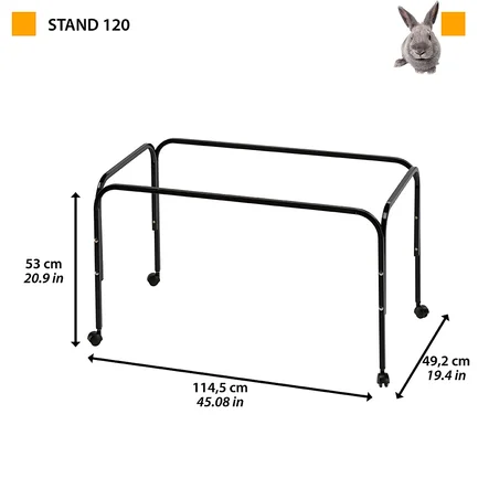 Ferplast STAND RABBIT 120 Підставка металева чорна: додаткове фото 2