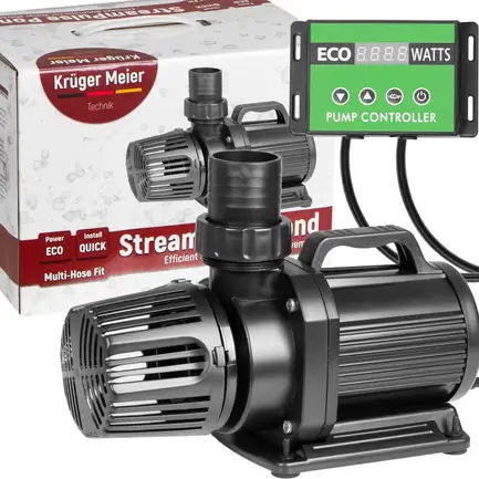 Енергоефективний насос для ставка Kruger Meier StreamPulse Pond 20000 л/год з контролером: додаткове фото 10