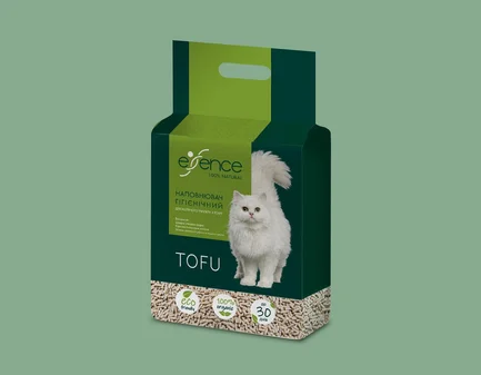 Наповнювач гігієнічний Essence для котячого туалету з тофу, гранула 1,5 мм, натуральний, 6 л: додаткове фото 3