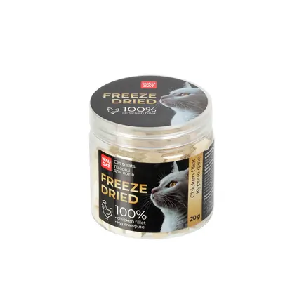 Ласощі для котів WAUCAT Treats Freeze dried Куряче філе, 20 г: додаткове фото 2