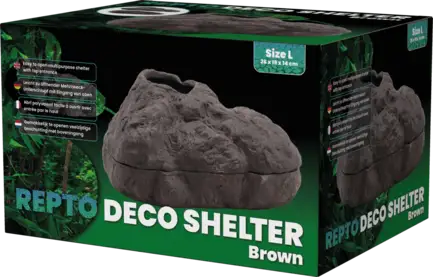 Декорація для акваріума REPTO DECO SHELTER BROWN L (R5100310): додаткове фото 3