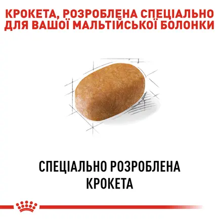 Сухий корм Royal Canin MALTESE ADULT для дорослих собак породи Мальтез 1,5 кг: додаткове фото 4