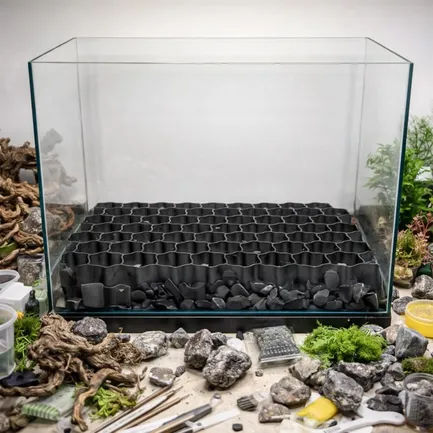 Решітка під ґрунт Kruger Meier Hardscape Grid 60x40 см для захисту дна акваріум: додаткове фото 8