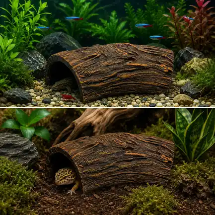 Декорація Hobby Root Wood Cave 1 17x8,5x5см для акваріума і тераріуму (41790): додаткове фото 3