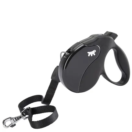 Ferplast AMIGO LONG CORD BLACK Рулетка-поводок зі шнуром