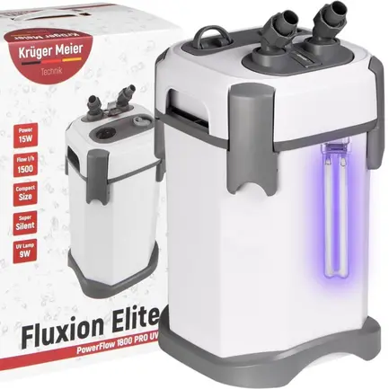 Зовнішній фільтр Kruger Meier Fluxion Elite 1800 UVC PRO для акваріумів 120-350 літрів
