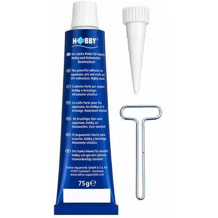 Силікон прозорий для акваріумів та тераріумів Hobby Silicon Adhesive 75 г (11950): додаткове фото 2