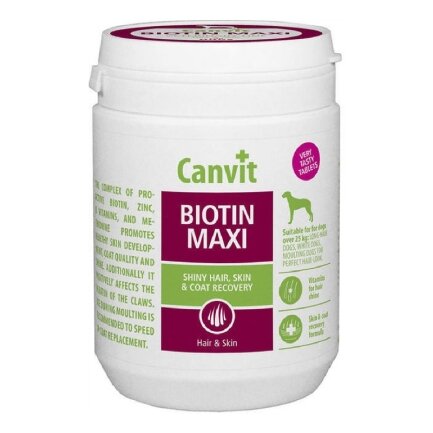 Canvit Biotin Maxi for dogs 500g