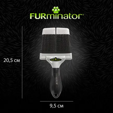 Щітка-пуходерка FURminator для котів і собак, жорстка: додаткове фото 9