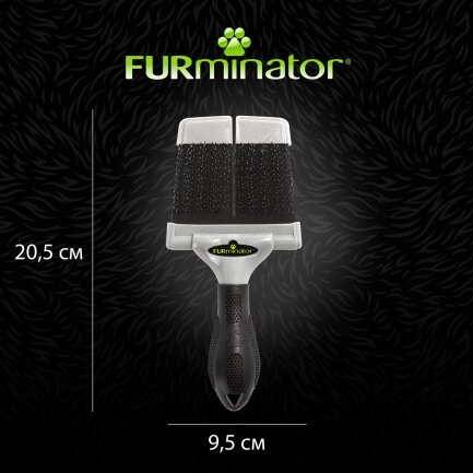 Щітка-пуходерка FURminator для котів і собак, жорстка — Фото 8