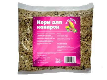 Корм Мій Пухнастик, для канарок, 500 г