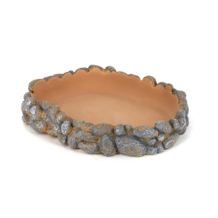 Поїлка для рептилій Hobby Drinking bowl Pebbles M 21x16x3,5см (36401): додаткове фото 4