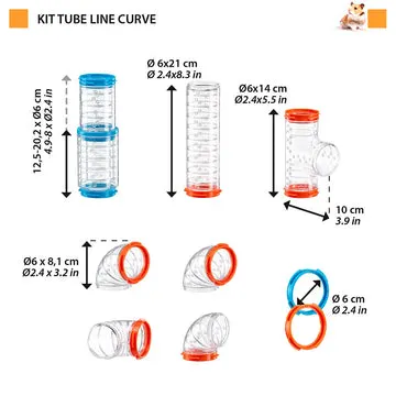 Ferplast KIT TUBE LINE CURVE — Фото 1